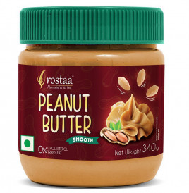 Rostaa Peanut Butter, Smooth  Plastic Jar  340 grams